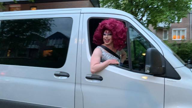 Drag Show Pop-Up Bus